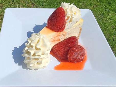 Keto/GF Copycat Cheesecake Factory Strawberry Cheesecake