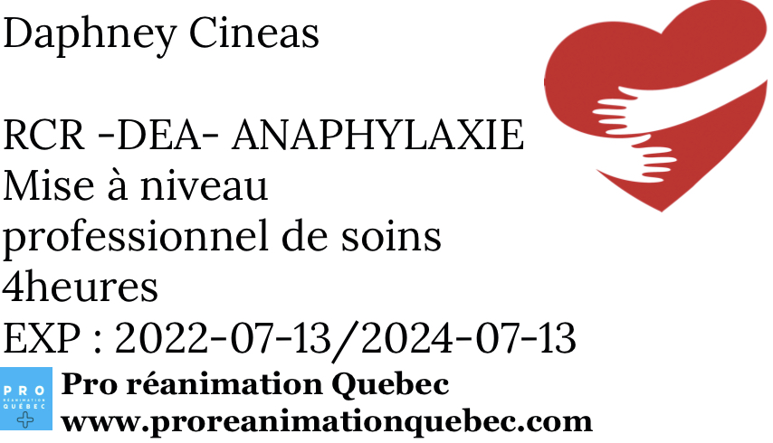 Photo du rédacteur: Pro Réanimation Québec