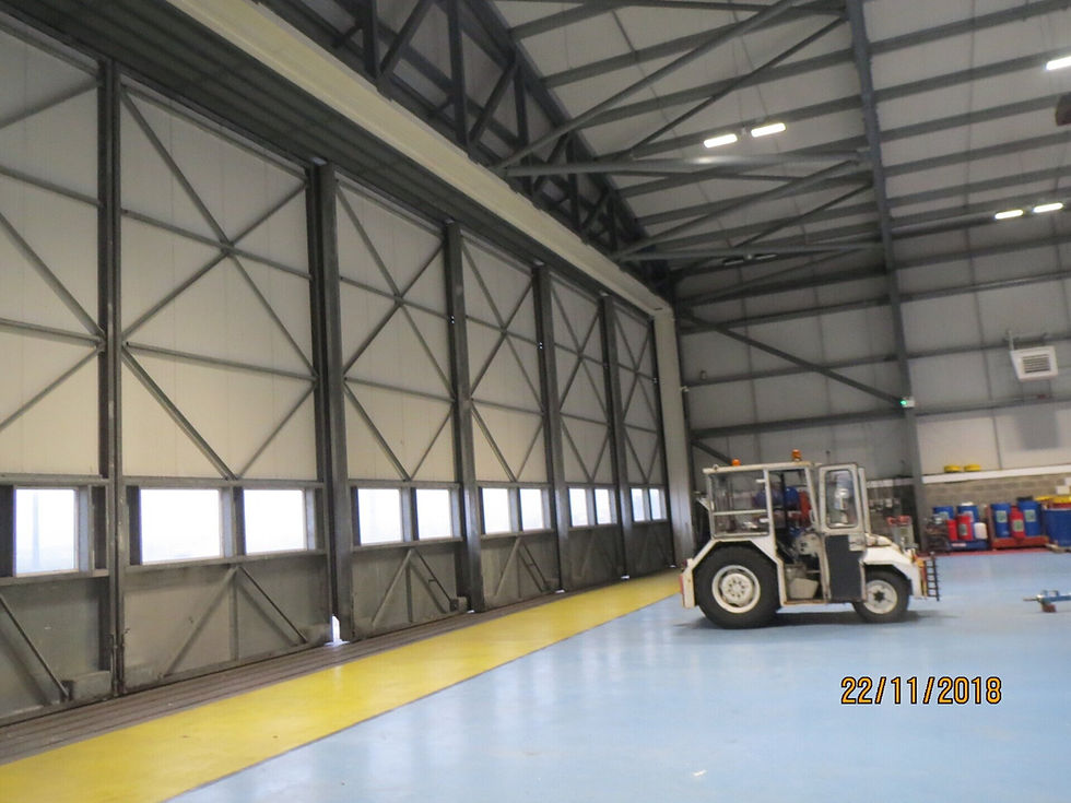 Aircraft Hangar door servicing Glasgow