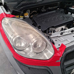 headlight refurbishment before