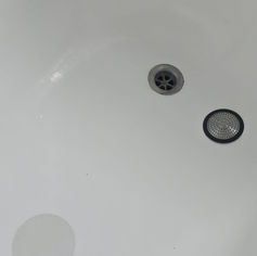 Clean sink with drain for commercial cleaning services
