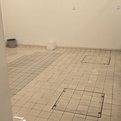 Clean tiled floor in a commercial facility