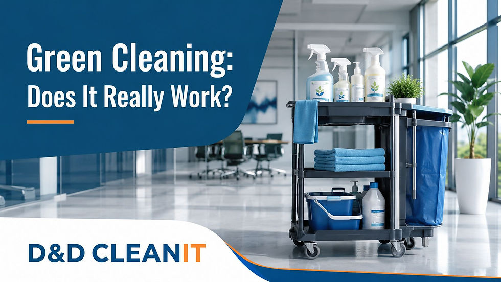 Are Green Cleaning Products as Effective as Traditional Chemicals?