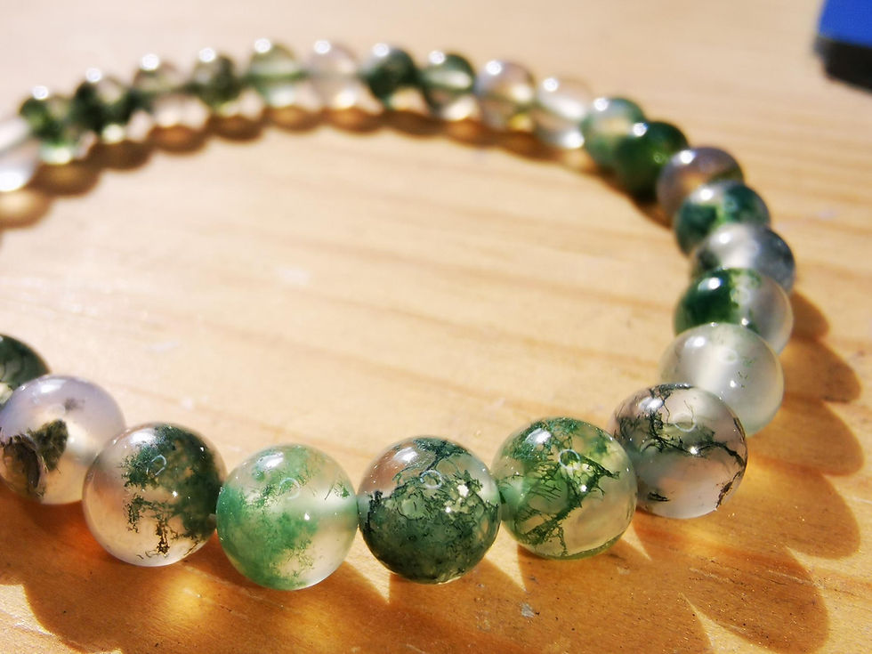 Miniature : Agate mousse _ Bracelet