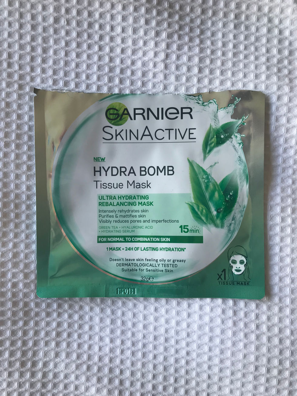 Garnier Hydra Bomb Tissue Mask Review