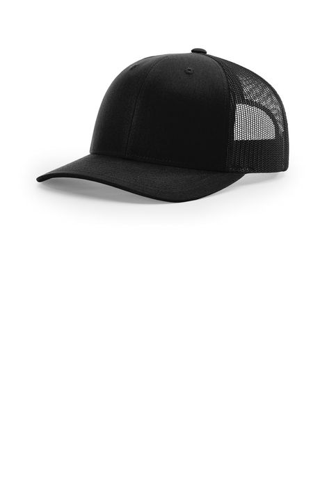 Thumbnail: Richardson Trucker Cap With Leather Printed Patch