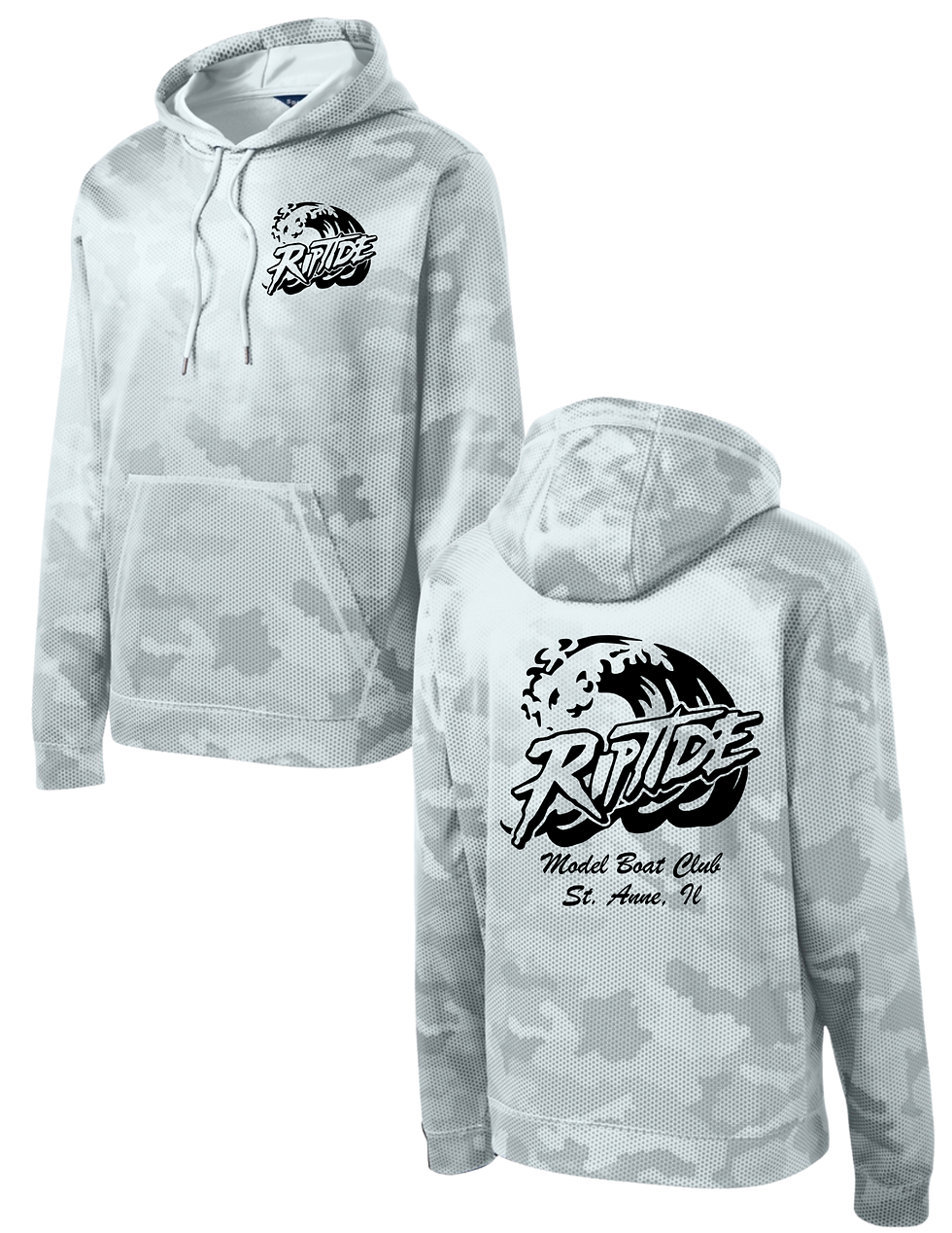 Thumbnail: Sport-Tek Wick CamoHex Fleece Hooded Sweatshirt