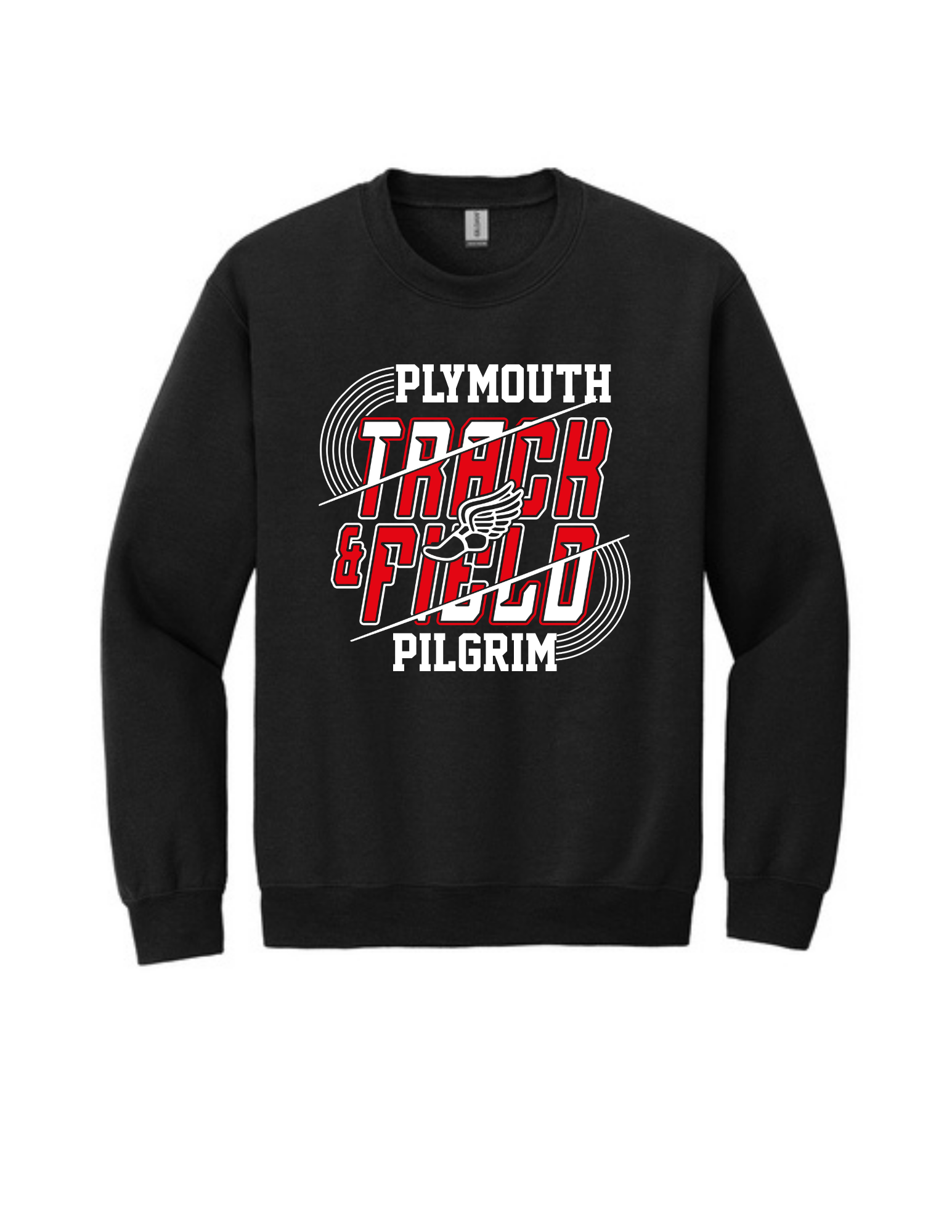 Plymouth Track & Field Gildan Heavy Blend Crewneck
