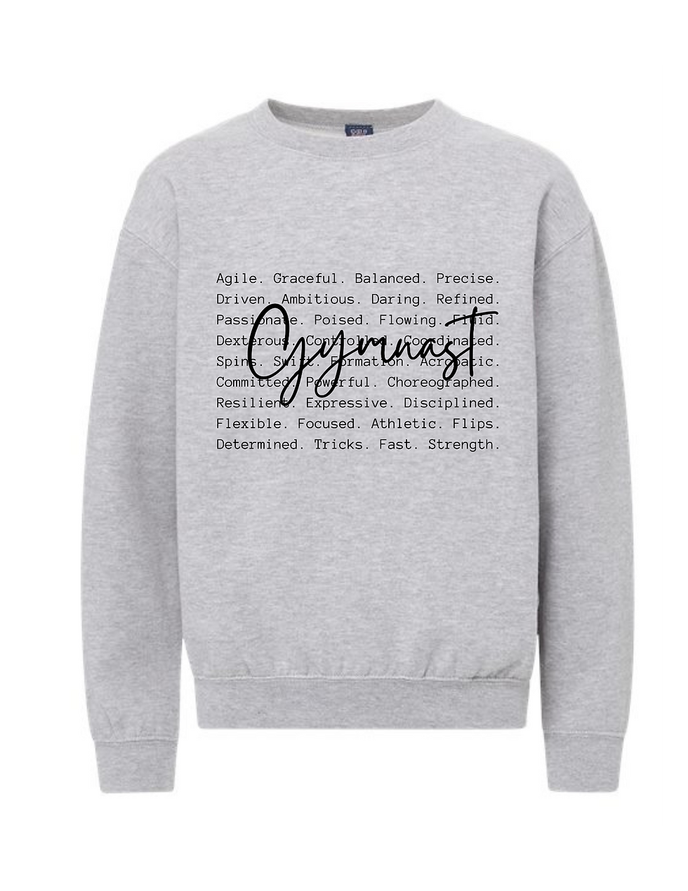 Thumbnail: Youth Gymnast (Black Logo) Crewneck