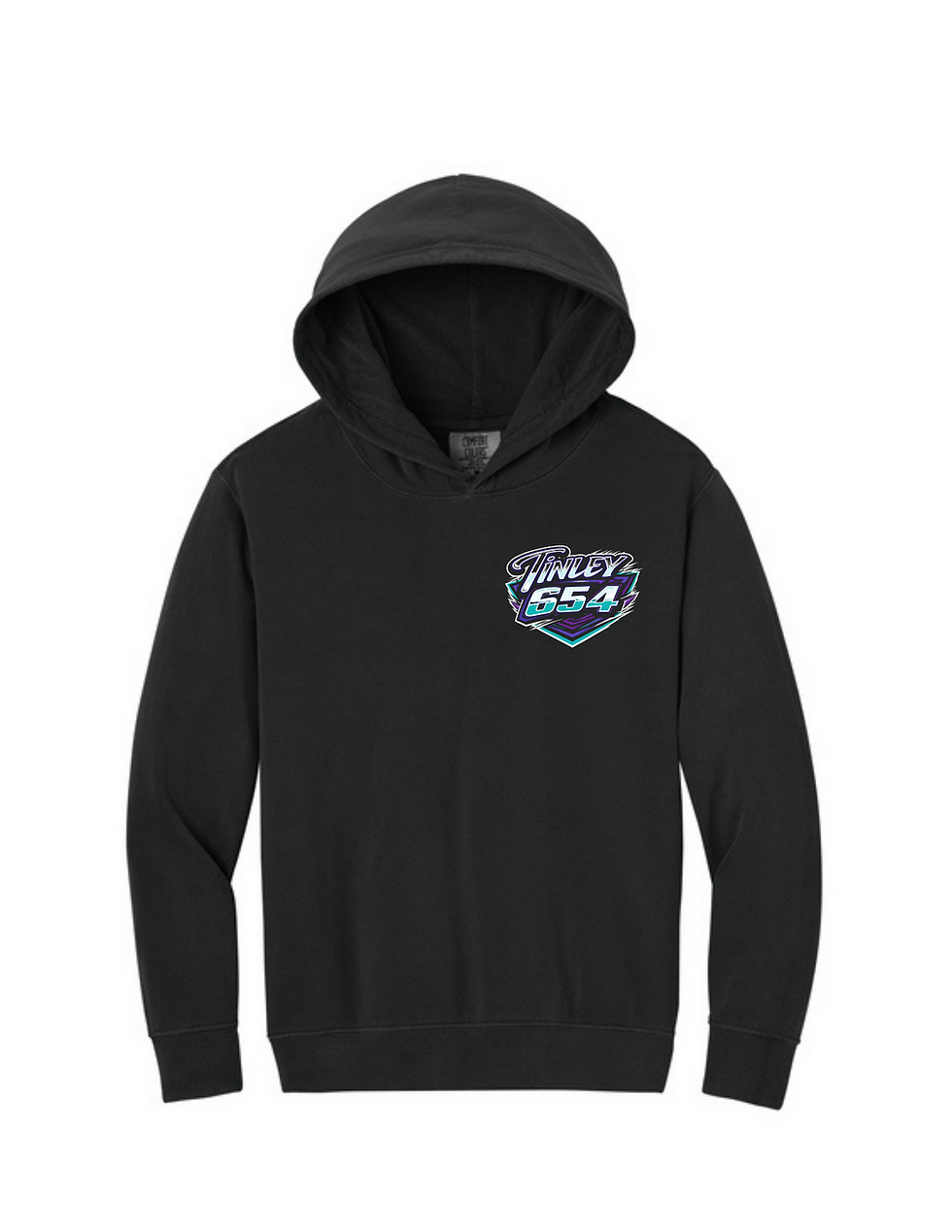 Thumbnail: Youth Comfort Colors Lightweight Hooded Sweatshirt