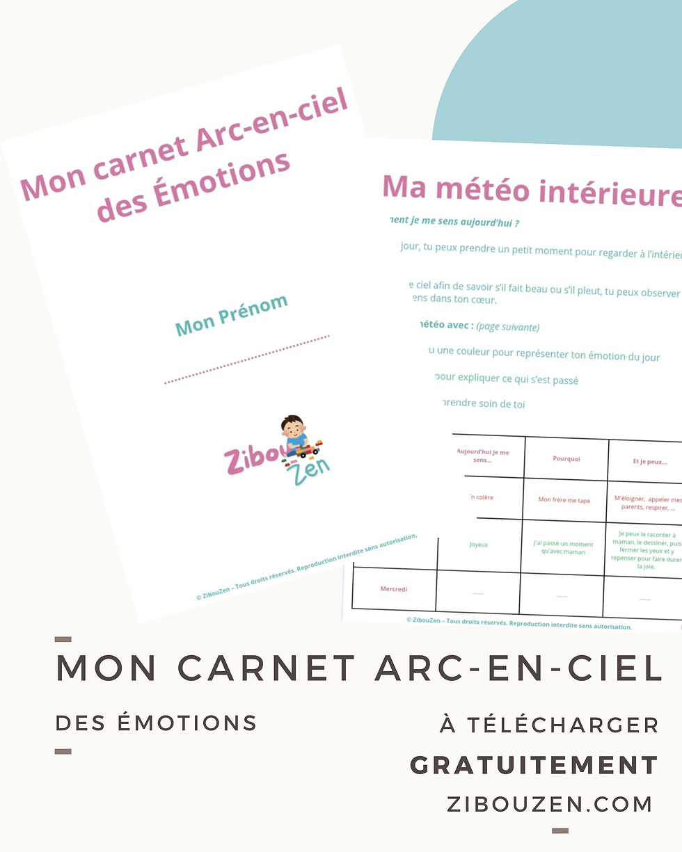 Mon carnet Arc-en-ciel des Émotions
