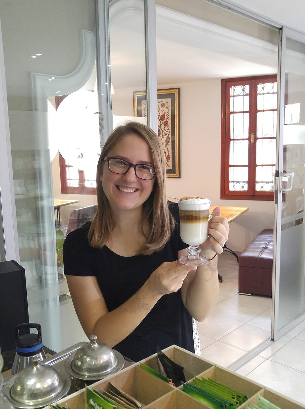 girl and coffee