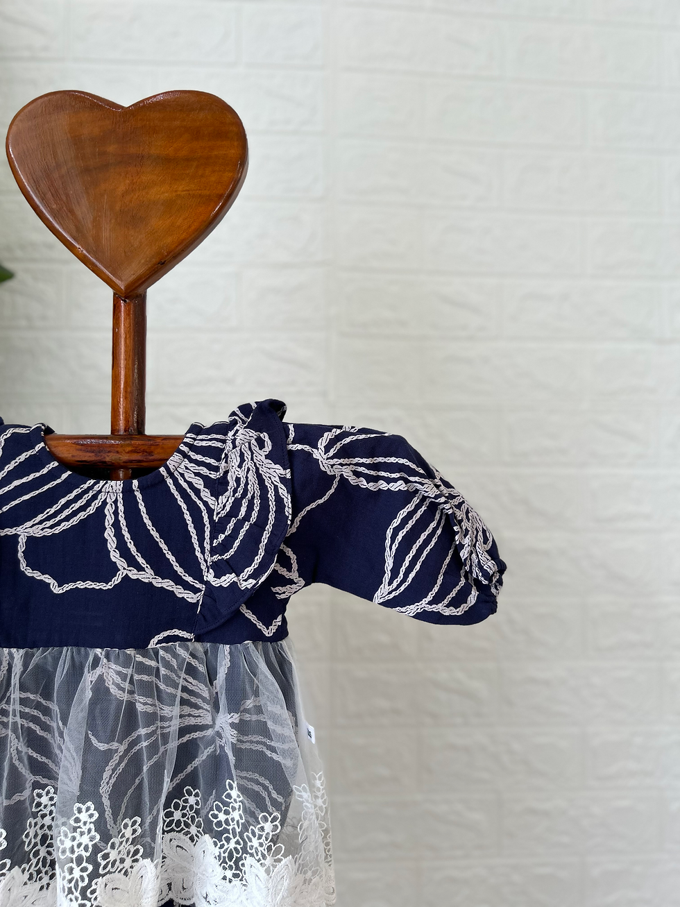 Thumbnail: Midnight Bloom Lace Romper Dress