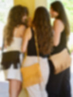 Thumbnail: Yellow leather fringe crossbody purse