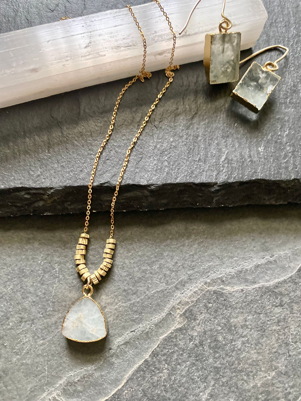 Thumbnail: Aquamarine necklace