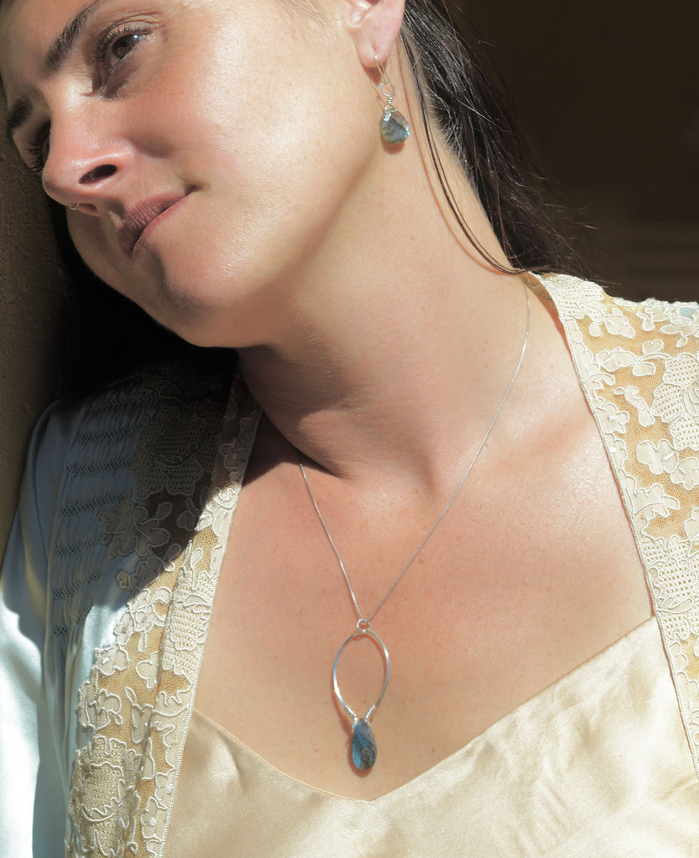 Thumbnail: Labradorite earrings