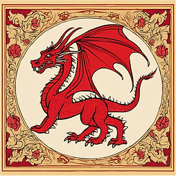 medieval tapestry style illustration of