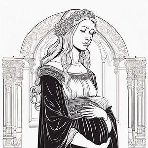 simple black and white book illustration