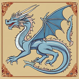 medieval tapestry style illustration of