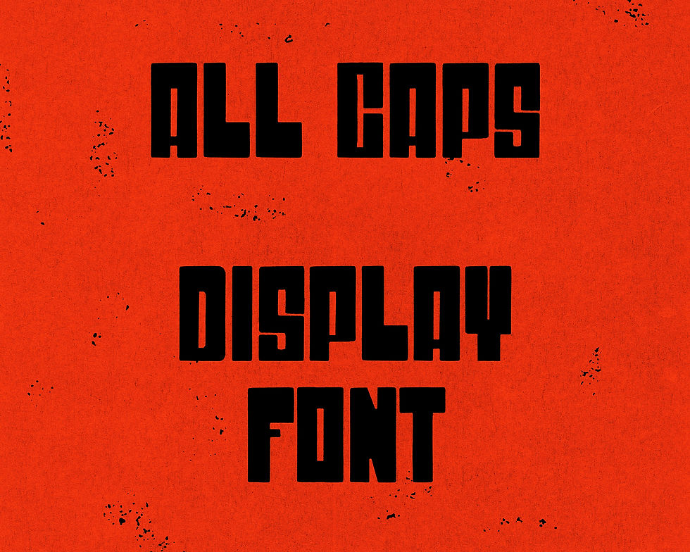 Thumbnail: Big Chunk Font