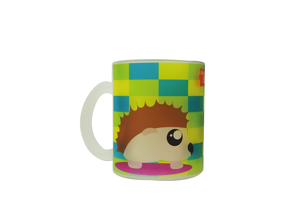 Taza Vidrio 11oz / Ilustración Espinito