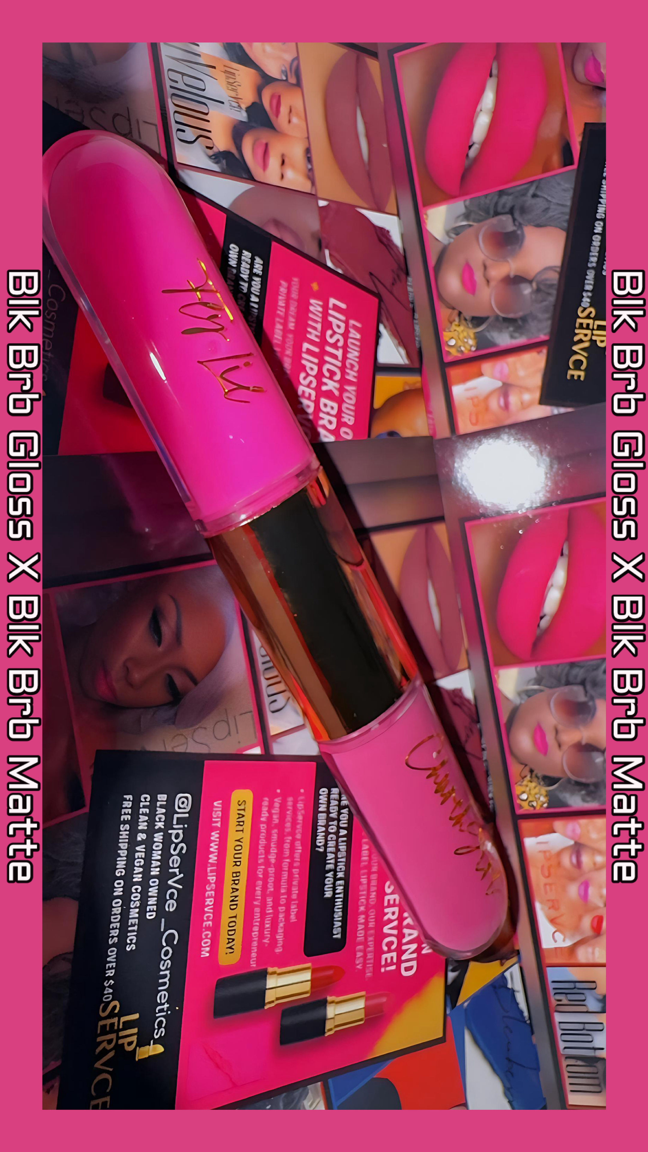 The Hombre Collection: Blk Brb Gloss  X Blk Brb Matte