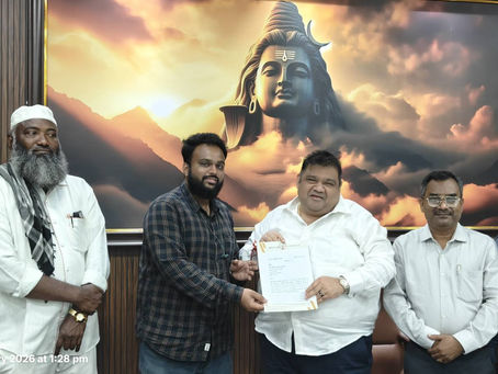 अभिजीत राणे युथ फाऊंडेशन च्या विक्रोळी तालुका उपाध्यक्ष पदी याहिया फाझील सय्यद यांची नियुक्ती करण्यात आली यावेळी अभिजीत राणे युथ फाऊंडेशन चे संस्थापक अध्यक्ष श्री अभिजीत राणे यांनी श्री याहिया फाझील स