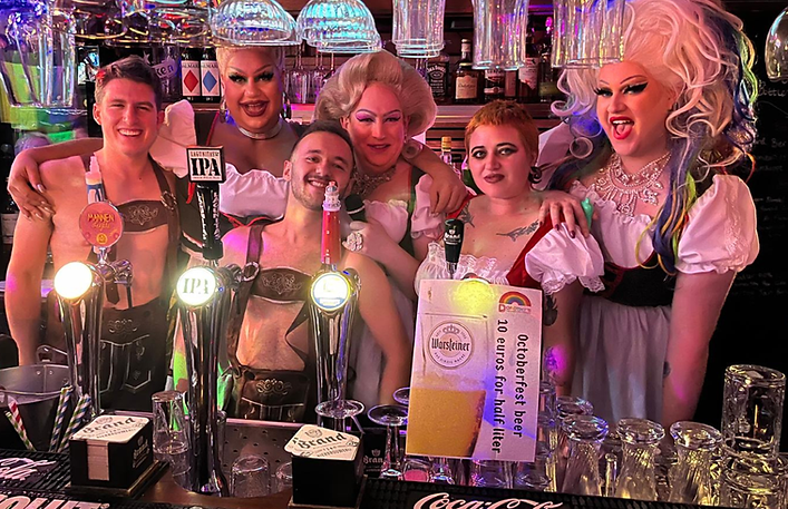 The Bar Team at Dorothys celebrating Beer festival!