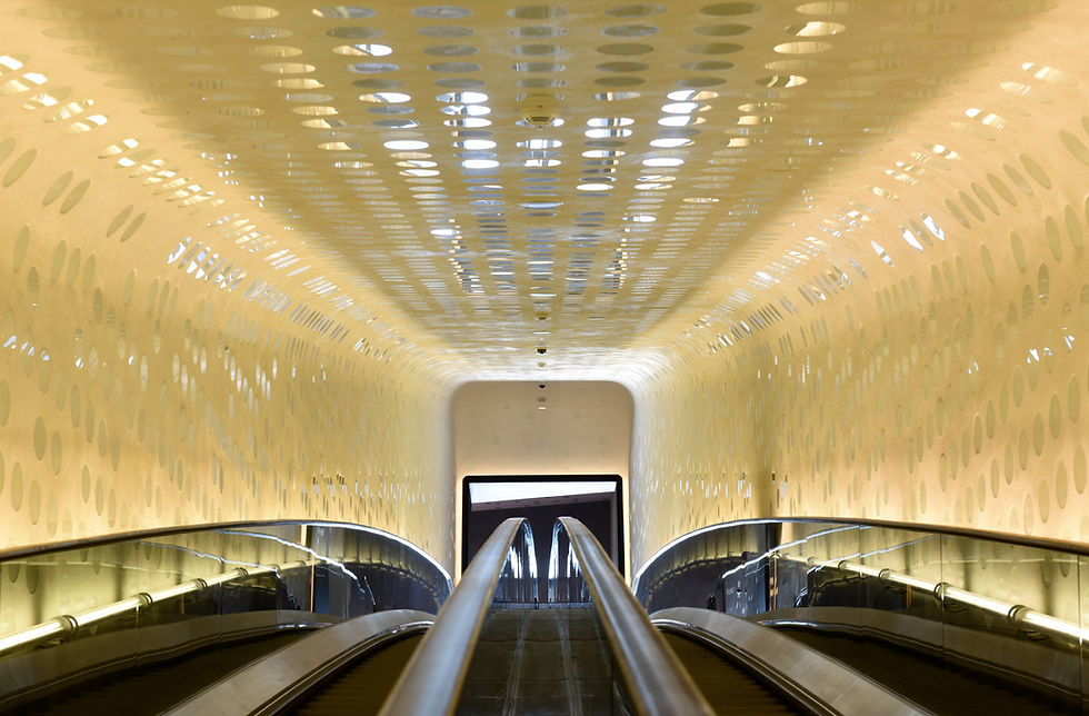 Escalite used in "Tube" at Elbphilharmonie in Hamburg