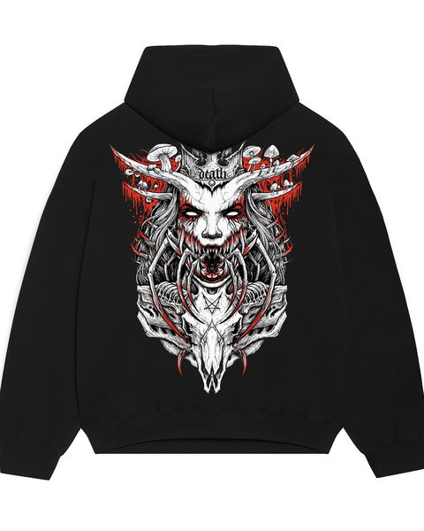 Death Oversize Hoodie – 1. görsel