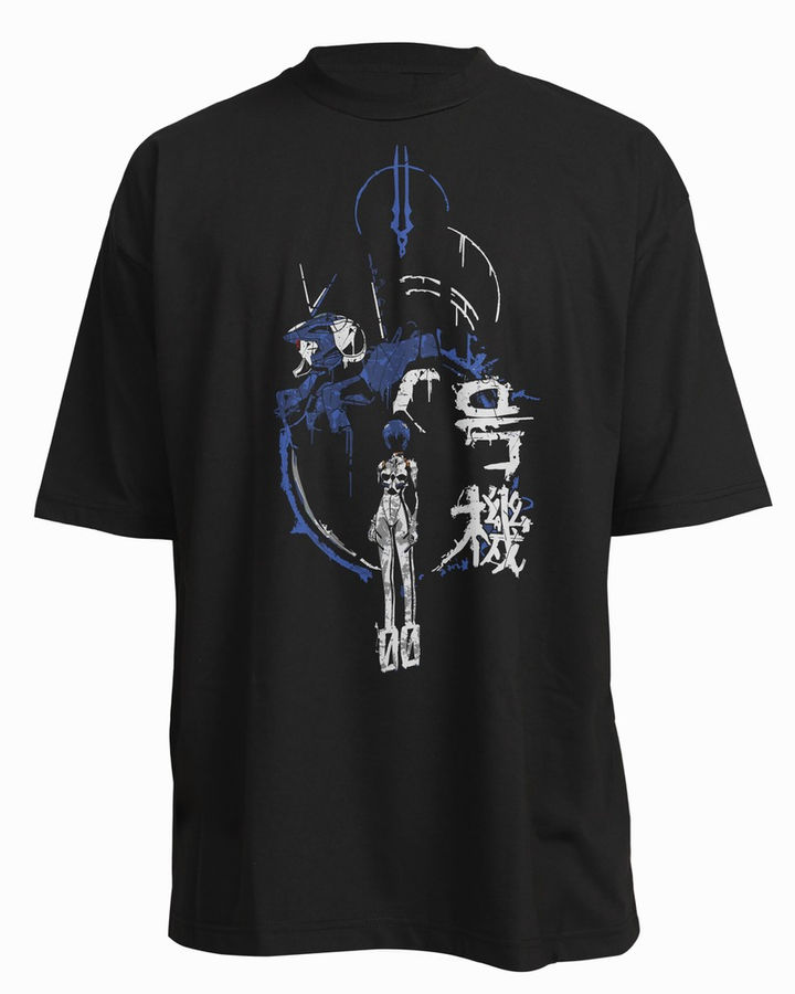 Unit-00 Rei Evangelion Oversize Tişört – ön yüz