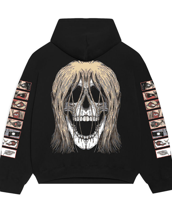 Titan Eye Attack on Titan Oversize Hoodie – ön yüz