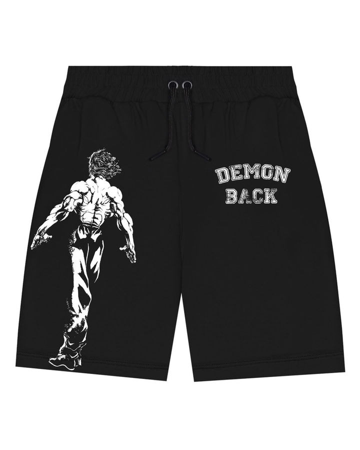 Demon Back Baki Şort – ön yüz