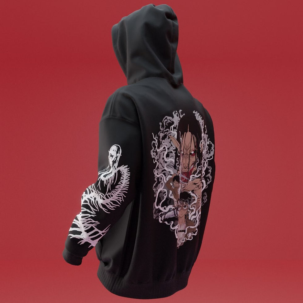 Küçük resim: Eren Attack On Titan Oversize Hoodie