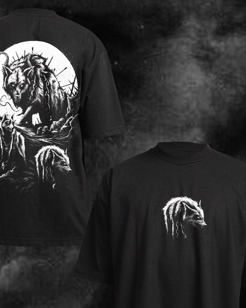 Wolf Trap Oversize Tişört – 1. görsel