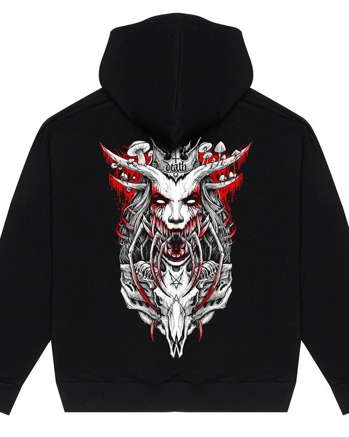 Death Oversize Hoodie – ön yüz