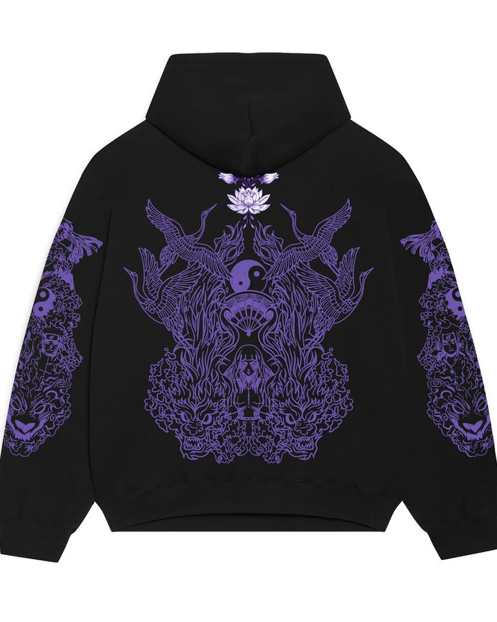 Hyuga Naruto Oversize Hoodie – ön yüz