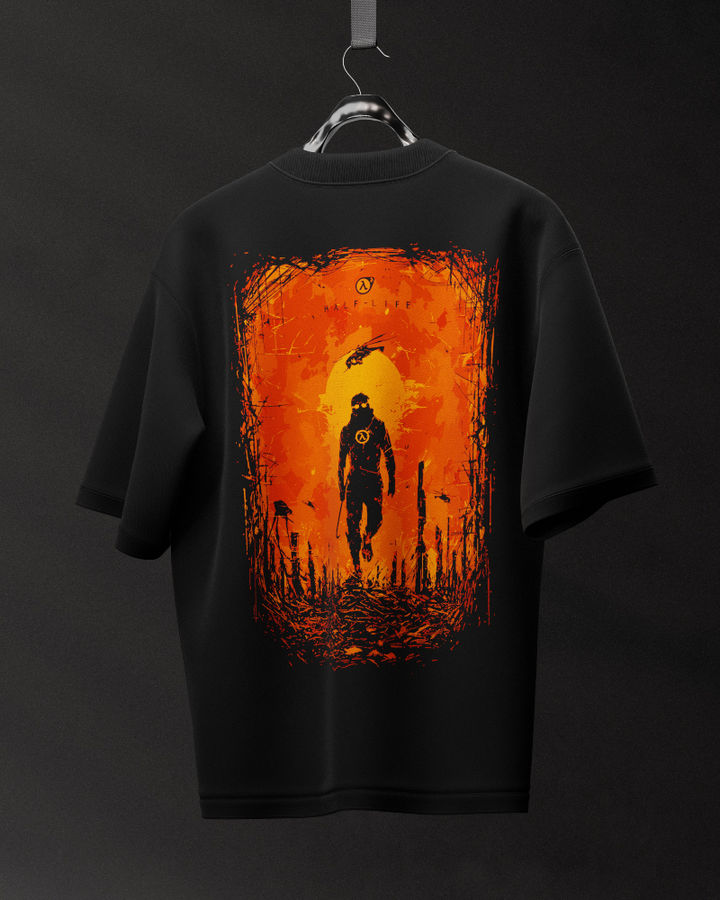 Half-Life 2 Oversize Tişört – ön yüz