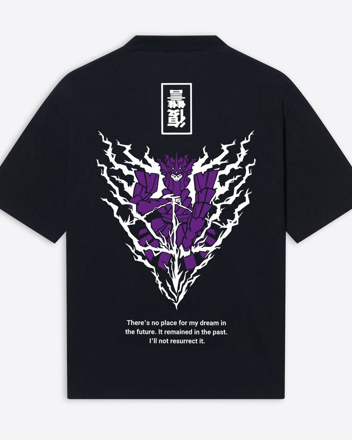 Sasuke Uchiha 0 Naruto Oversize Tişört – ön yüz