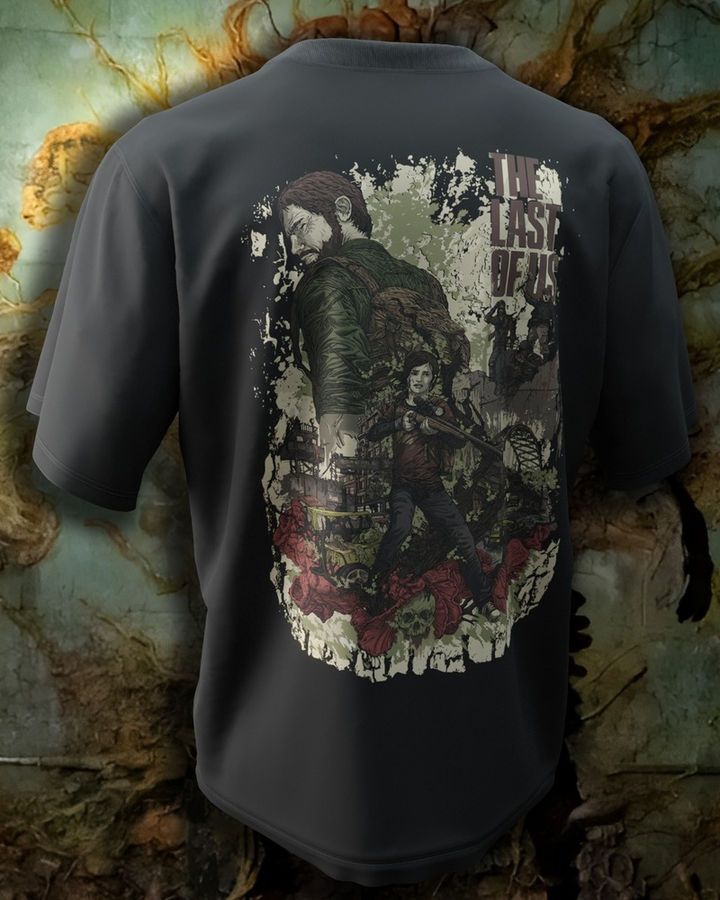 The Last of Us 2 V2 Oversize Tişört – ön yüz