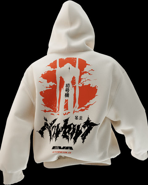 Unit-01 Neon Genesis Evangelion Oversize Hoodie – 1. görsel