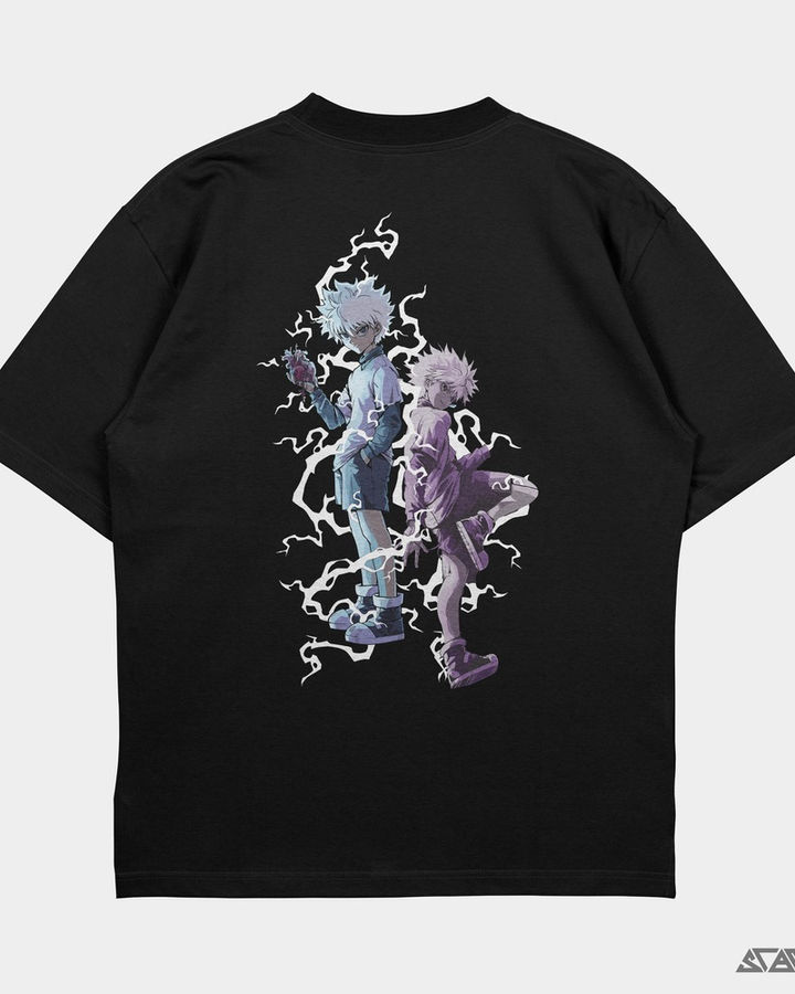Killua Hunter x Hunter 2 Oversize Tişört – ön yüz
