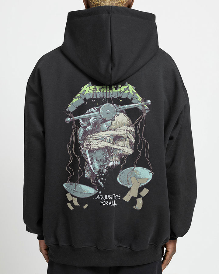 Metallica Justice Oversize Hoodie – ön yüz