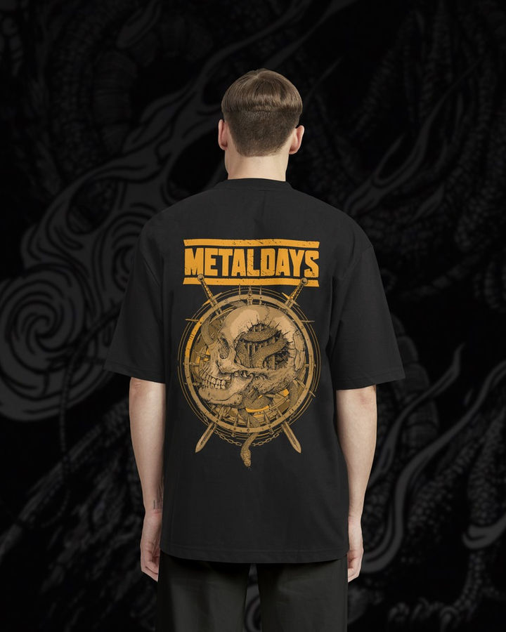 Metaldays V3 Oversize Tişört – ön yüz