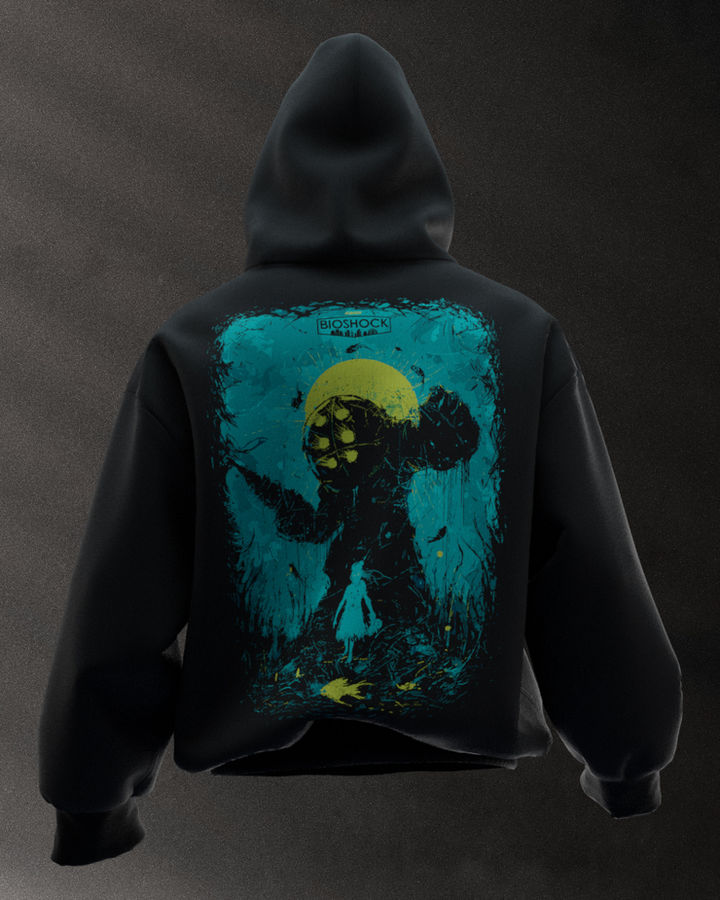 Bioshock Oversize Hoodie – ön yüz