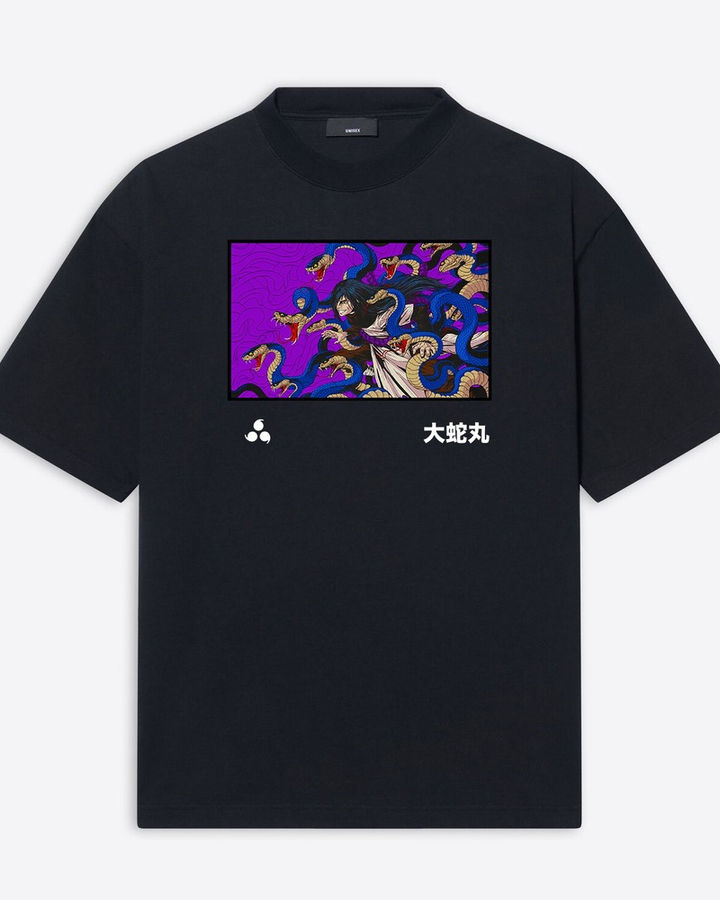 Orochimaru 0 Naruto Oversize Tişört – ön yüz