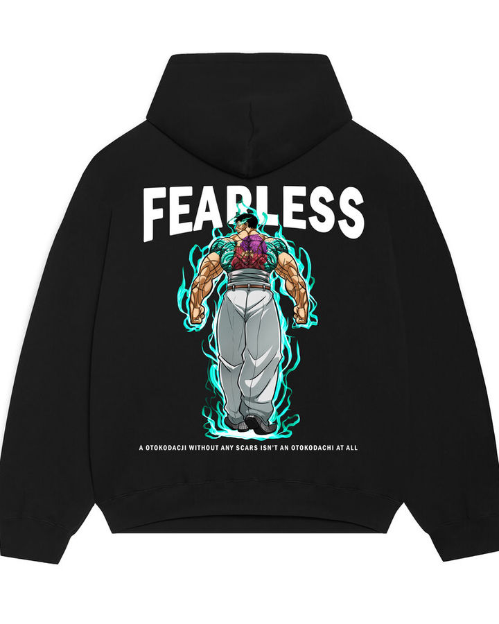 Hanayama Baki Oversize Hoodie – ön yüz