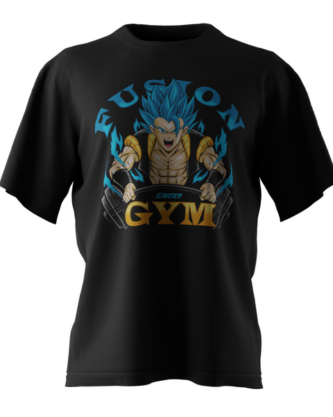 Gogeta Fusion Gym Oversize Tişört – 1. görsel
