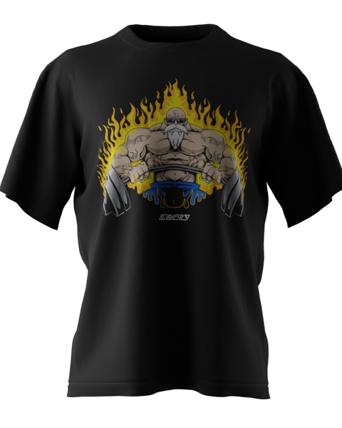 Master Roshi 2 Gym Oversize Tişört – 1. görsel