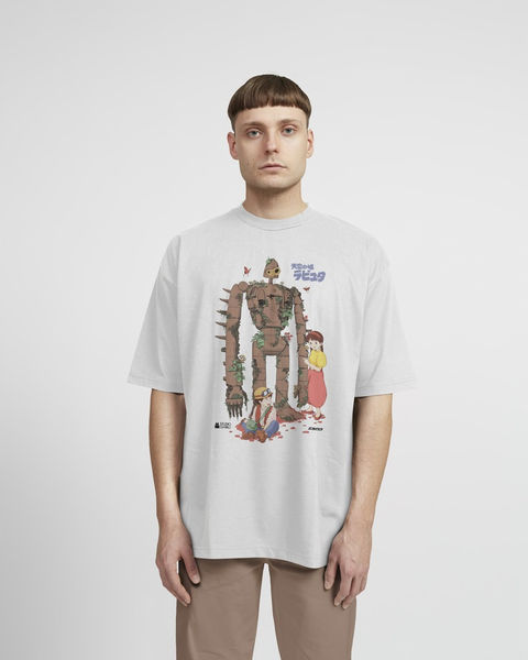 Castle in the Sky Ghibli Oversize Tişört – 1. görsel